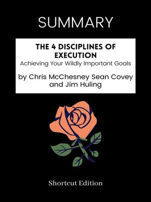cover image of SUMMARY--The 4 Disciplines of Execution